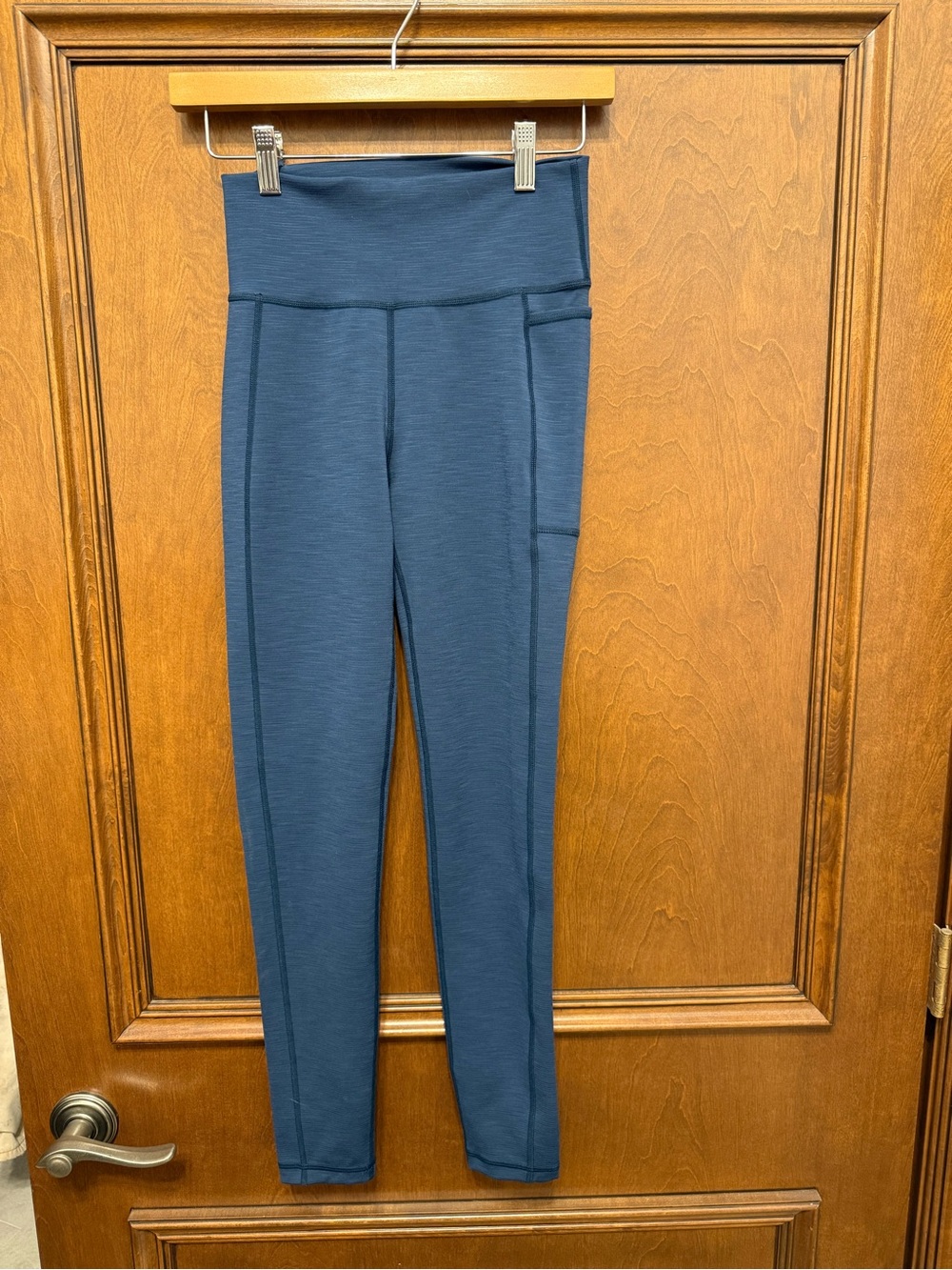 Sweaty Betty High-Waist Leggings in Deep Teal Blue